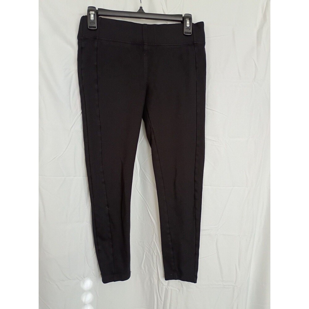 Ann Taylor LOFT Black Ponte Leggings Pants with Side Seam Detail Size Small